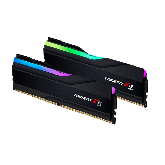 Memoria RAM 32GB DDR5 GSkill Trident Z5 RGB 6000Mhz Negras / Kit 2x16GB / F5-6000J4040F16GX2-TZ5RK