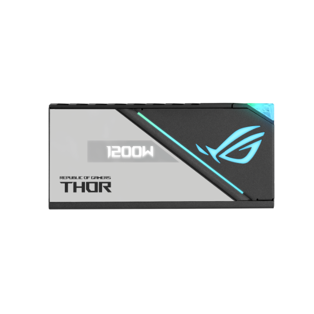 Fuente de poder Asus ROG THOR 1200W / 80 Plus Platinum Full Modular / ROG-THOR-1200P