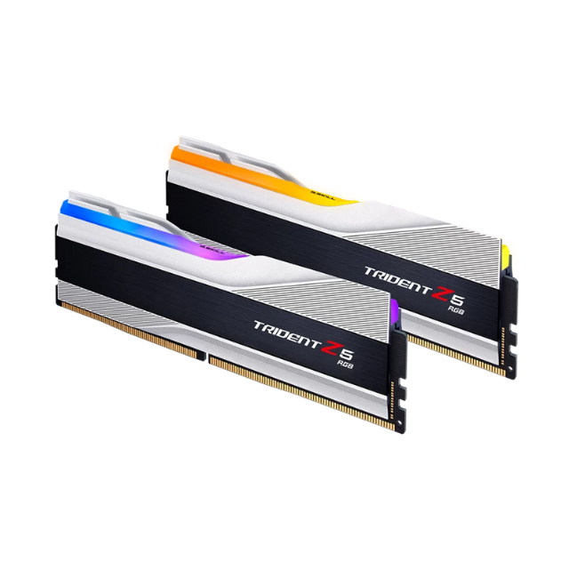 Memoria RAM G.Skill Trident Z5 RGB DDR5 / 6400MHz / 32GB (2x16GB) / Non-ECC / CL32 / XMP / Blanco / F5-6400J3239G16GX2-TZ5RS