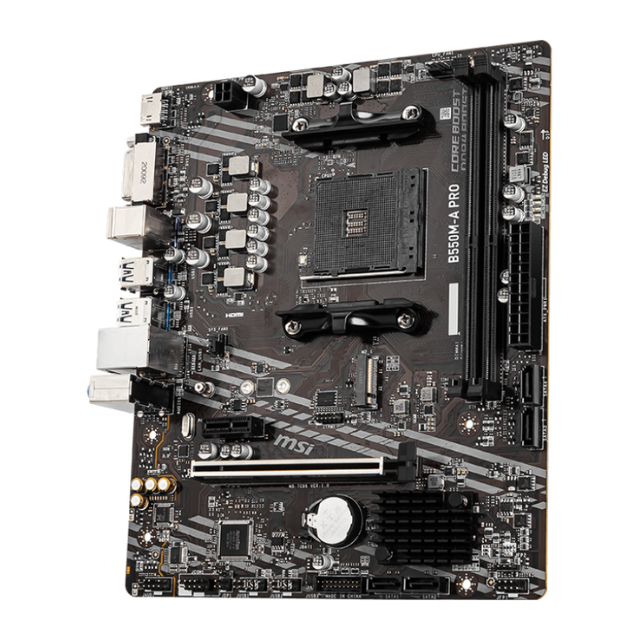 Tarjeta Madre MSI B550M-A PRO / AM4 / AMD RYZEN 3000 SERIES / Micro-ATX