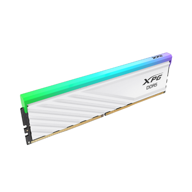 Memoria RAM XPG Lancer Blade RGB DDR5 / 6000MHz / 16GB / Non-ECC / CL48 / XMP / Blanca / AX5U6000C4816G-SLABRWH