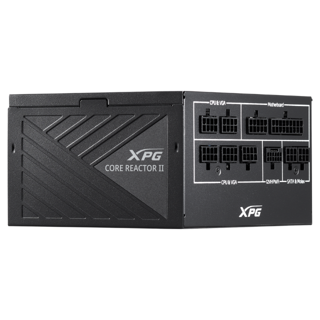 Fuente de Poder XPG Core Reactor II / Full Modular / ATX3.0 / 80 Plus Gold / 850 vatios / COREREACTORII850G-BKCUS