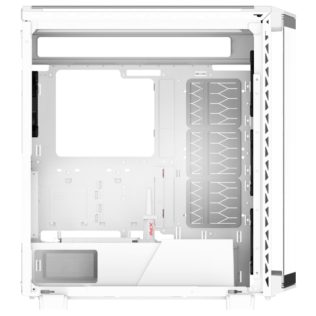 Gabinete XPG Battlecruiser II RGB White / Cristal Templado / USB 3.2 / BATTLECRUISERIIST-WHCWW