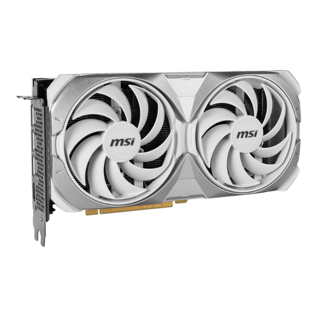 Tarjeta de Video MSI Gaming RTX 4070 Ti Super Ventus 2X White 16G OC / 256 bits / Reloj Extremo: 2655 MHz / 16GB GDRR6X 21 Gbps / 912-V513-629