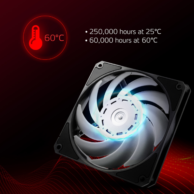 Ventilador Adata XPG VENTO PRO Standard Fan 120mm / VENTOPRO120PWM-BKCWW