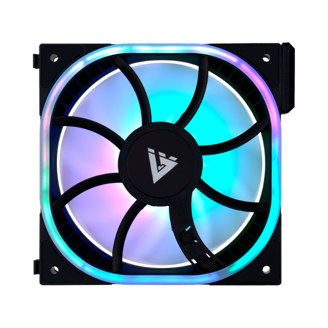 Ventilador Game Factor FG500 / Modular / Argb / 120MM / 1900Rpm / Negro / FG500-BK