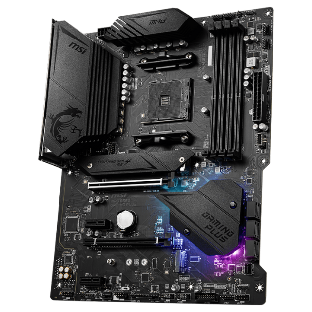 Tarjeta Madre MSI MPG B550 GAMING PLUS/ AM4 / AMD RYZEN 3000 SERIES / ATX