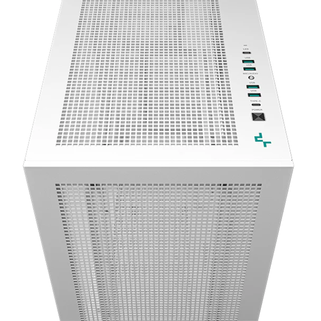Gabinete DeepCool MORPHEUS White / E-ATX / Cristal Templado / 1 Ventilador 1×420mm ARGB Instalado / Soporte de placa base E-ATX / USB tipo C / Blanco / R-MORPHEUS-WHAPA1-A-1