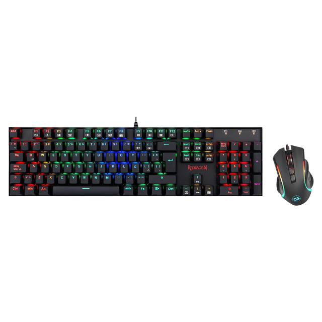 K551RGB-BA Kit Gamer 2 in 1 Combo Mouse Griffin M607 + Teclado Mitra K551RGB