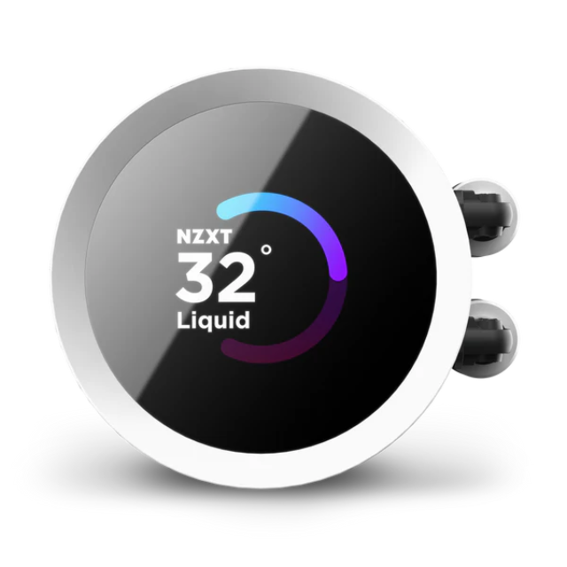 Enfriamiento Liquido NZXT Kraken 240 RGB RL-KR240-W1 / 240mm 120mmx2 F120 RGB / Intel y AMD/ BLANCO