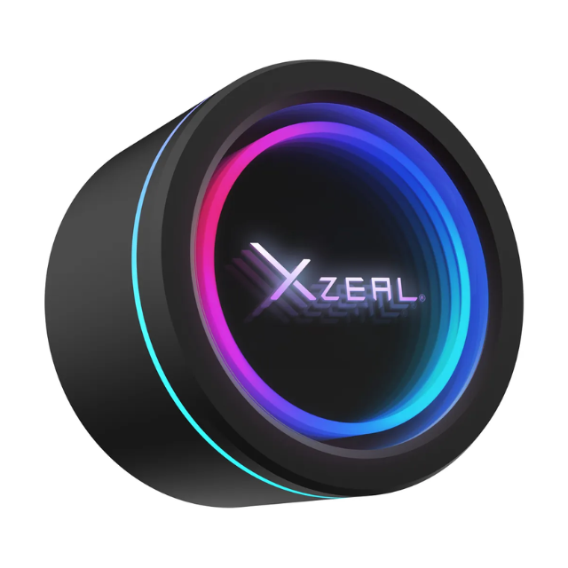 Enfriamiento Liquido Xzeal 240mm Redondo XZ413 para CPU 2 Fan x120mm Mangueras ARGB 3 pines + PWM 4 pines + Seguro para INTEL/AMD Negro