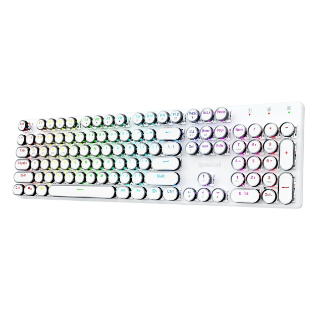 Teclado Mecánico Redragon FARE PRO/ BLANCO/ MECANICO/ INALAMBRICO/ K710