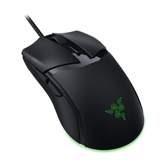 Razer Cobra Mouse para Juegos con Cable: Peso 58g - Interruptores Ópticos Gen-3 - Iluminación Chroma RGB con Luz Inferior - Sensor Óptico Preciso De 8500 dpi - Negro