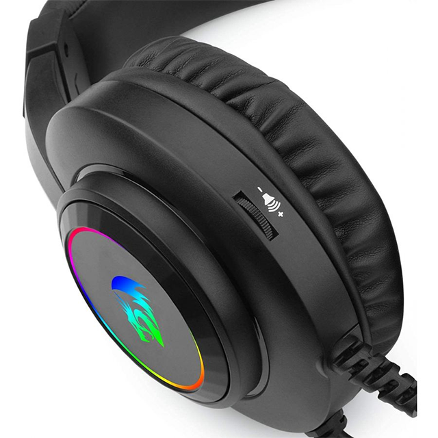 Diadema Gamer Redragon Hylas H260 RGB / 3.5mm / Negro / Sonido envolvente / PS4 / Xbox One / Switch