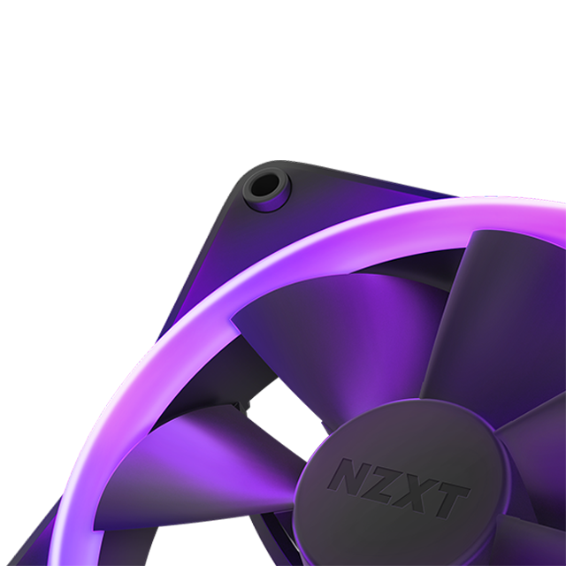 KIT 3 VENTILADOR NZXT 12CM F120 BLACK + CONTROL RGB / RF-R12TF-B1