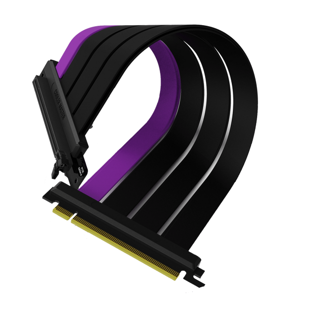 Cable Riser Cooler Master PCI Express 4.0 x16 300mm / MCA-U000C-KPCI40-300 / NEGRO