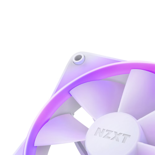 KIT 2 VENTILADOR NZXT 14CM F140 WHITE + CONTROL RGB/RF-R14DF-W1