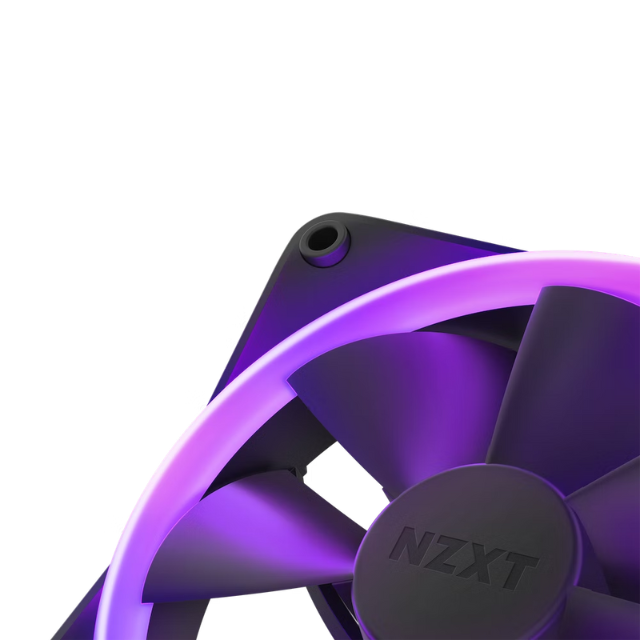 KIT 2 Ventiladores NZXT / 140CM / F140 BLACK + Control RGB / RF-R14DF-B1