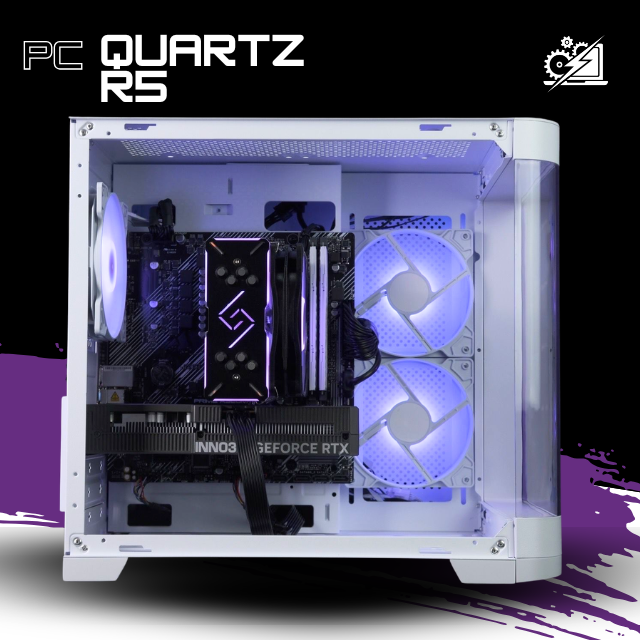 PC QUARTZ R5 / AMD RYZEN 5 5500 / RTX 5050 / 16GB RAM / 1TB SSD NVME / A520M / DISIPADOR DE TORRE / 650W 80+ BRONZE / W11 PRO / PROMOCION