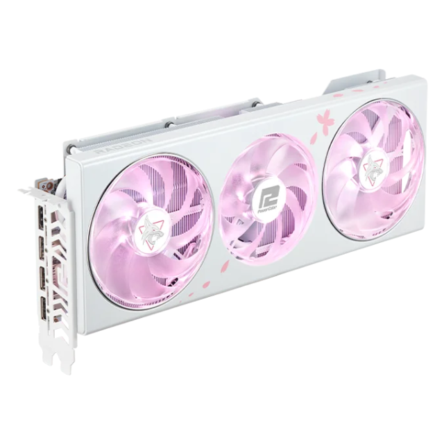 Tarjeta de Video PowerColor Hellhound Sakura / AMD Radeon RX7800XT / 16GB GDDR6 / 256-bit / DirectX® Support X12 / Special Edition