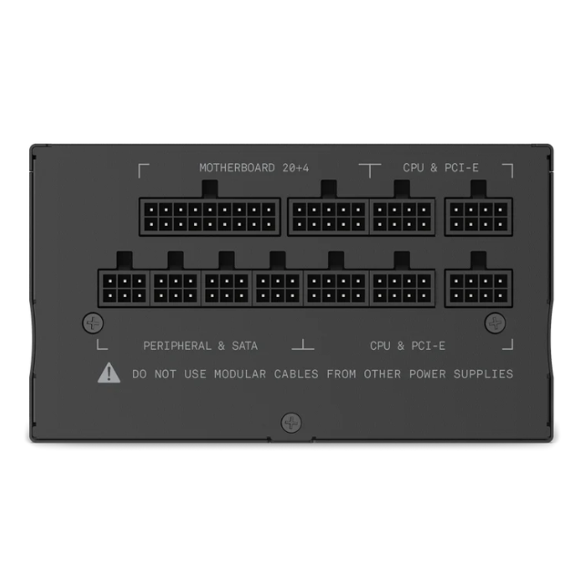 Fuente de poder NZXT C750 / 750W 80 Plus Gold Full Modular / PA-7G1BB-US