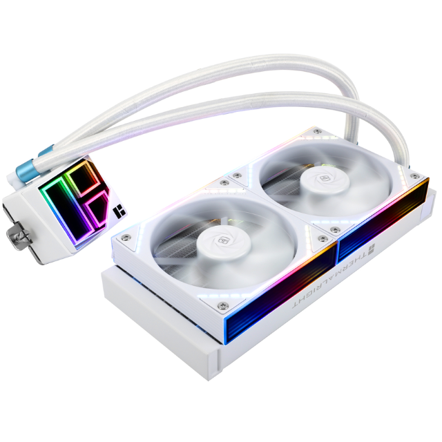 Enfriamiento liquido Thermalright Frozen Infinity 240 /Blanco/ 240mm/ AMD/ Intel