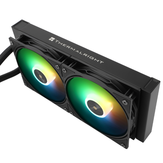 Enfriamiento liquido Thermalright Frozen Warframe 240 Black ARGB / negro/ 240mm/ AMD/ Intel