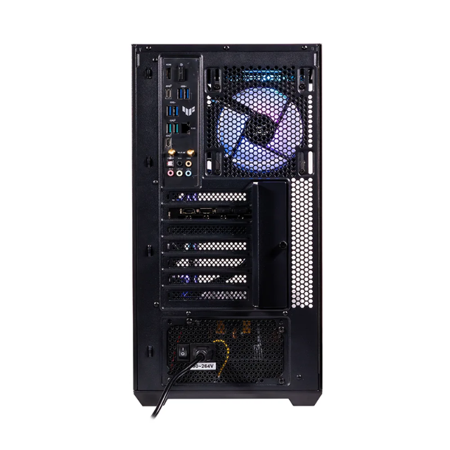 Gabinete Naceb Nebula / Cristal Templado / ATX / Negro / 3 Ventiladores Preinstalados / Led ARGB / USB 3.0 / Black / NA-0637N