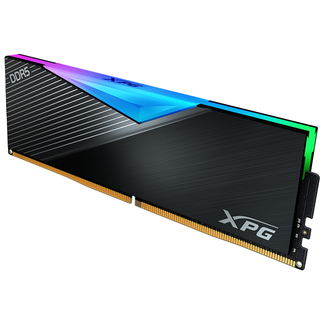 Memoria RAM DDR5 16GB 5200MHz Adata XPG Lancer RGB Black / ECC / AX5U5200C3816G-CLARBK