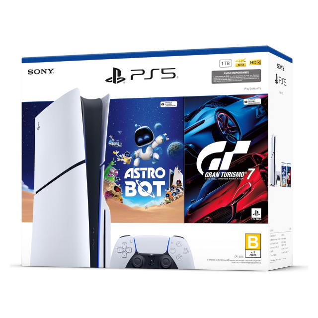 Consola PlayStation 5 de 1 TB: ASTRO BOT y Gran Turismo 7, Modelo PS5STA-ASTRO - Standard Edition *VENTA EXCLUSIVA EN LINEA*