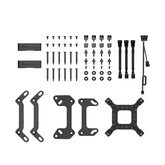 Enfriamiento Líquido DeepCool LT720 R-LT720-BKAMNF-G-1 / Mirror Design Pump Head / 360 mm Radiador / All-in-One Water Cooling 