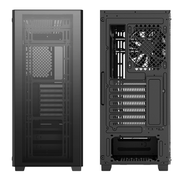 Gabinete Deepcool Matrexx 50 ADD-RGB 4F Black / Asus Aura Sync / Cristal Templado / E-ATX - DP-ATX-MATREXX50-AR-4F