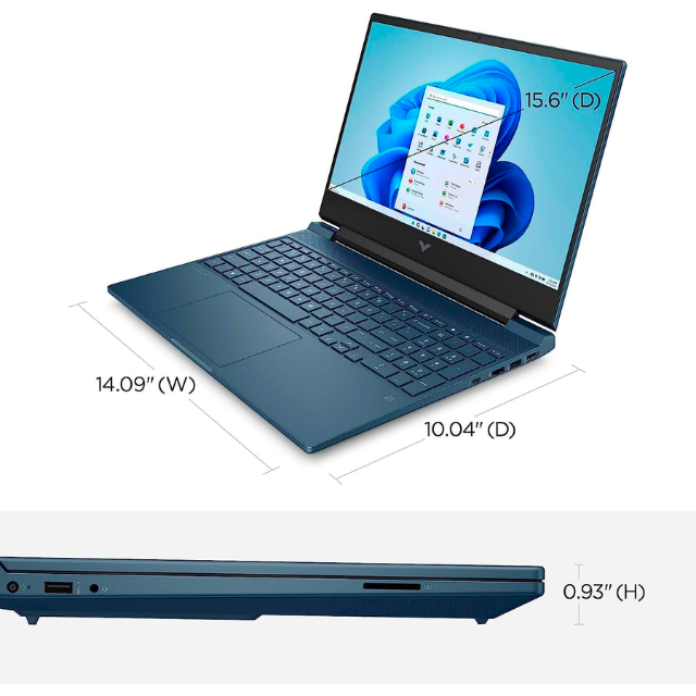 Laptop Gamer HP Victus 15 / Intel Core I5-13420H / RTX 3050 6GB / 8GB RAM DDR4 / 512GB SSD / Pantalla 15.6" FHD IPS LED 144HZ / W11 / Promocion