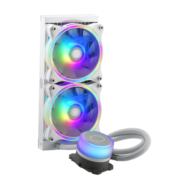 Sistema de Enfriamiento Liquido AIO Cooler Master Masterliquid ML240 Illusion White / RGB / 240mm / Intel y AMD / MLX-D24M-A18PW-R1 /