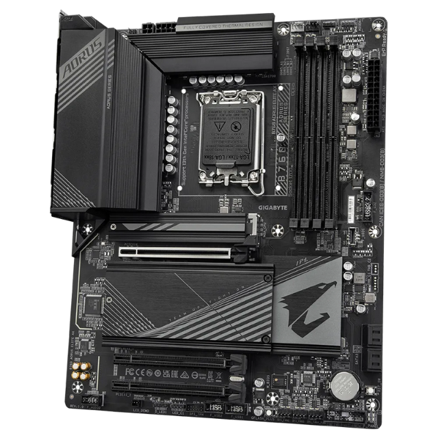 Tarjeta Madre Gigabyte ATX B760 AORUS ELITE AX / Socket LGA1700 / Intel B760 / HDMI / Up To 192GB DDR5 / B760 AORUS ELITE AX