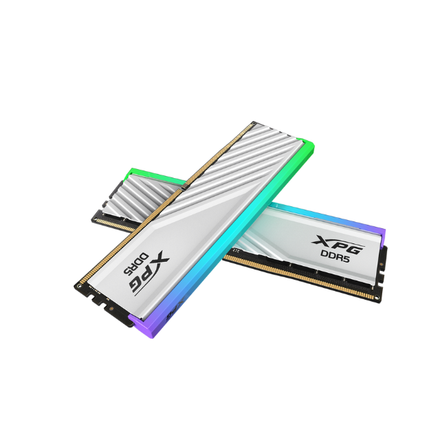 Memoria RAM XPG Lancer Blade RGB DDR5 / 6000MHz / 16GB / Non-ECC / CL48 / XMP / Blanca / AX5U6000C4816G-SLABRWH