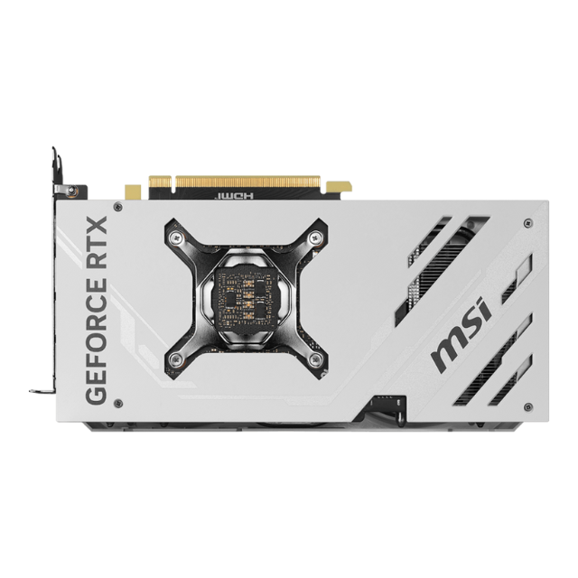 Tarjeta de Video MSI Gaming RTX 4070 Ti Super Ventus 2X White 16G OC / 256 bits / Reloj Extremo: 2655 MHz / 16GB GDRR6X 21 Gbps / 912-V513-629