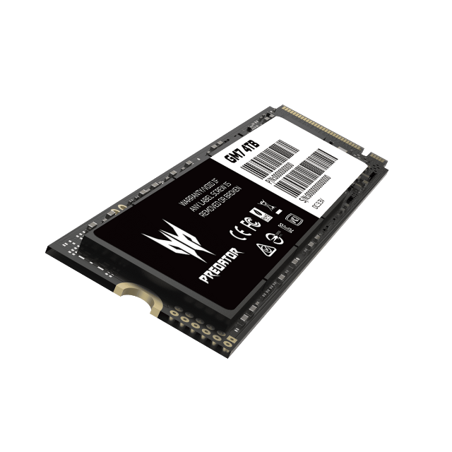 Unidad de Estado Sólido SSD Acer GM7 NVMe / 4TB / PCI Express 4.0 / M.2 / GM7-4TB