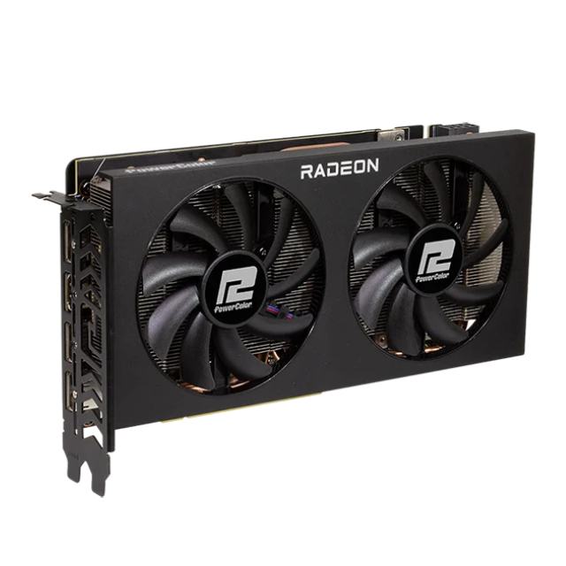 Tarjeta de Video Power Color Radeon Fighter RX 7600 XT / 16GB GDDR6 / HDMI 3xDP / AMD RDNA 3 / RX 7600 XT 16G-F /SOLO VENTA EN ENSAMBLE