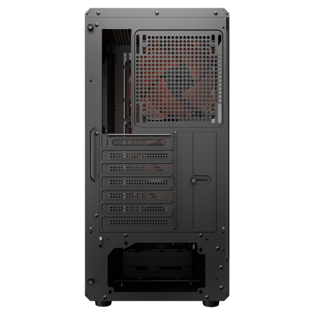 Gabinete Cougar Airface Pure PRO / RGB / Cristal Templado / Midi-Tower, Mini-ITX/Micro-ATX/ATX / USB 3.0/2.0 / Sin Fuente / 4 Ventiladores ARGB Instalados / Negro