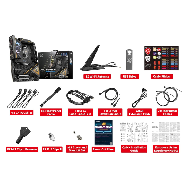 Tarjeta Madre MSI MEG Z890 ACE / ATX / LGA 1851 / Intel Z890 / Up to 256GB DDR5 / para Intel / MEG Z890 ACE