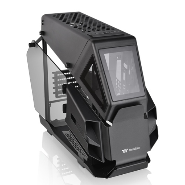 Gabinete Thermaltake AH T200 / Micro Towe / Micro-ATX/Mini-ITX / Cristal Templado / USB 3.0/3.1 / Sin Fuente / Negro / CA-1R4-00S6WN-00