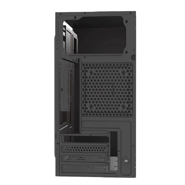 Gabinete Mini Torre Fuji GC470 Advanced series / Acteck / Fuente incluida 500W / Incluye 2 ventiladores FRGB / Micro ATX / Mini ITX / AC-935838