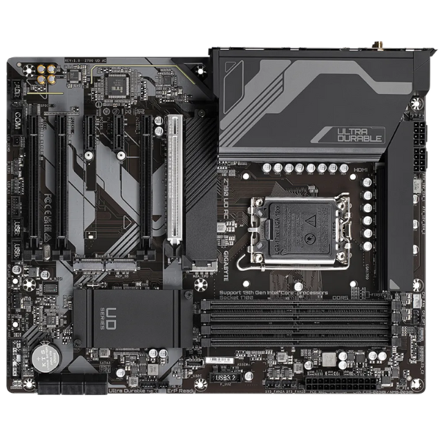 Tarjeta Madre GIGABYTE Z790 UD AC / LGA 1700 / Intel Z790 / ATX / DDR5 / Triple M.2 / Z790-UD-AC