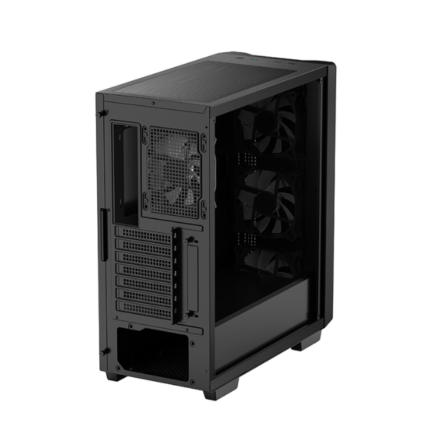 Gabinete DeepCool CC560 V2 ARGB / Midtower / Incluye 4 ventiladores ARGB / Micro-ATX / ATX / R-CC560-BKTAA4-G-1