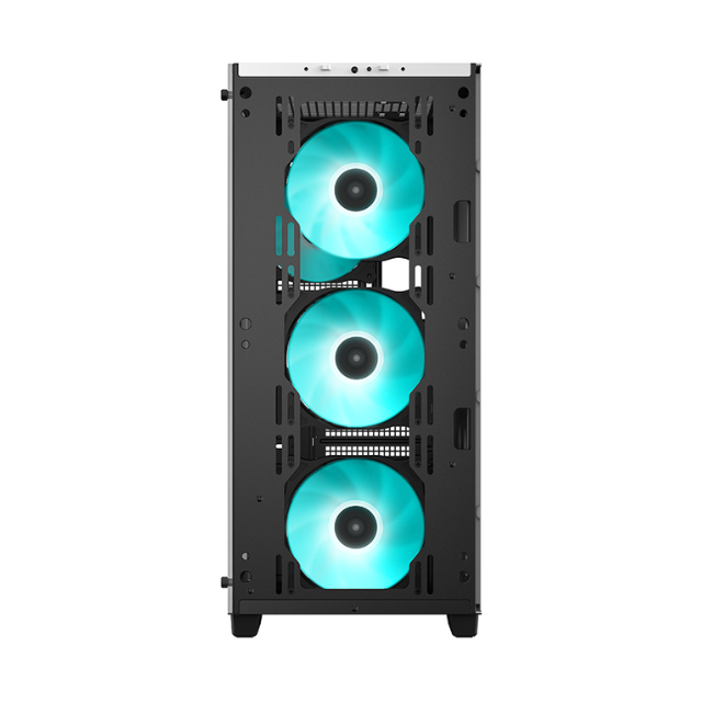 Gabinete Gamer DeepCool CC560 LED / Cristal Templado / Midi-Tower / Mini-ITX/Micro-ATX/ATX / USB 2.0/3.0 / Sin Fuente / 4 Ventiladores Instalados / Blanco / R-CC560-WHGAA4-G-1