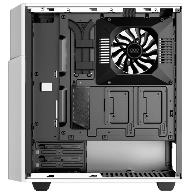 Gabinete Munfrost PANDA PRO WHITE / Cristal templado / ARGB Sync / Tecnología Munfrost COC / Control de ventiladores / E-ATX - ATX - Micro ATX - Mini ITX / 2 Ventiladores ARGB incluido