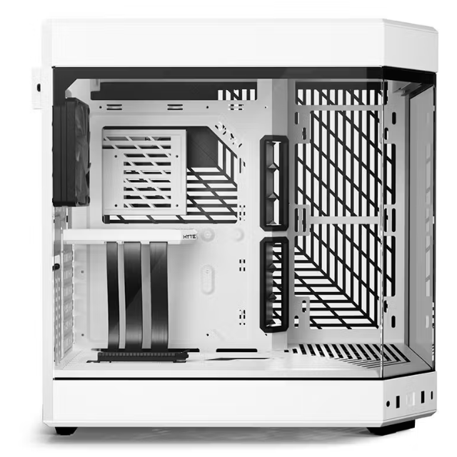 Gabinete HYTE Y60 / ATX / Cristal Templado Panorámico de Doble Cámara con Cable Vertical PCIE 4.0 incluido / White Snow / CS-HYTE-Y60-WW