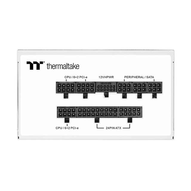 Fuente de poder Thermaltake Toughpower GF3 A3 SNOW / 850W 80+ Gold / Full Modular