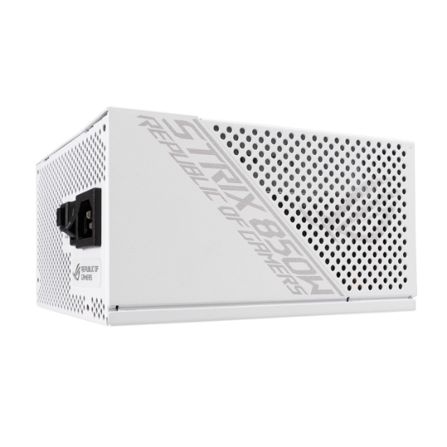 Fuente de poder Asus ROG Strix 850W WHITE / 80 Plus Gold Full Modular / ROG-STRIX-850W-WHITE